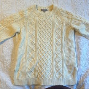 J Crew Cable knit sweater